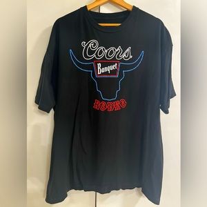 Coors Banquet Rodeo T-Shirt - Size XXL